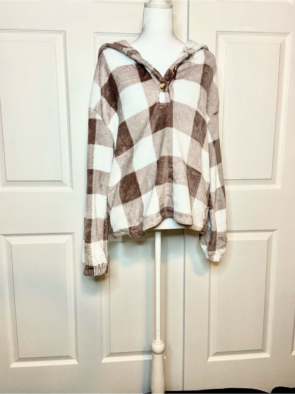 Buffalo Plaid Pullover - Cozy & Soft AF